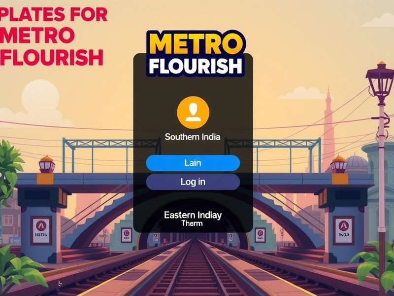 Metro Flourish Login Screen